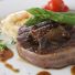Veau Tournedos avec bacon GF assiette
