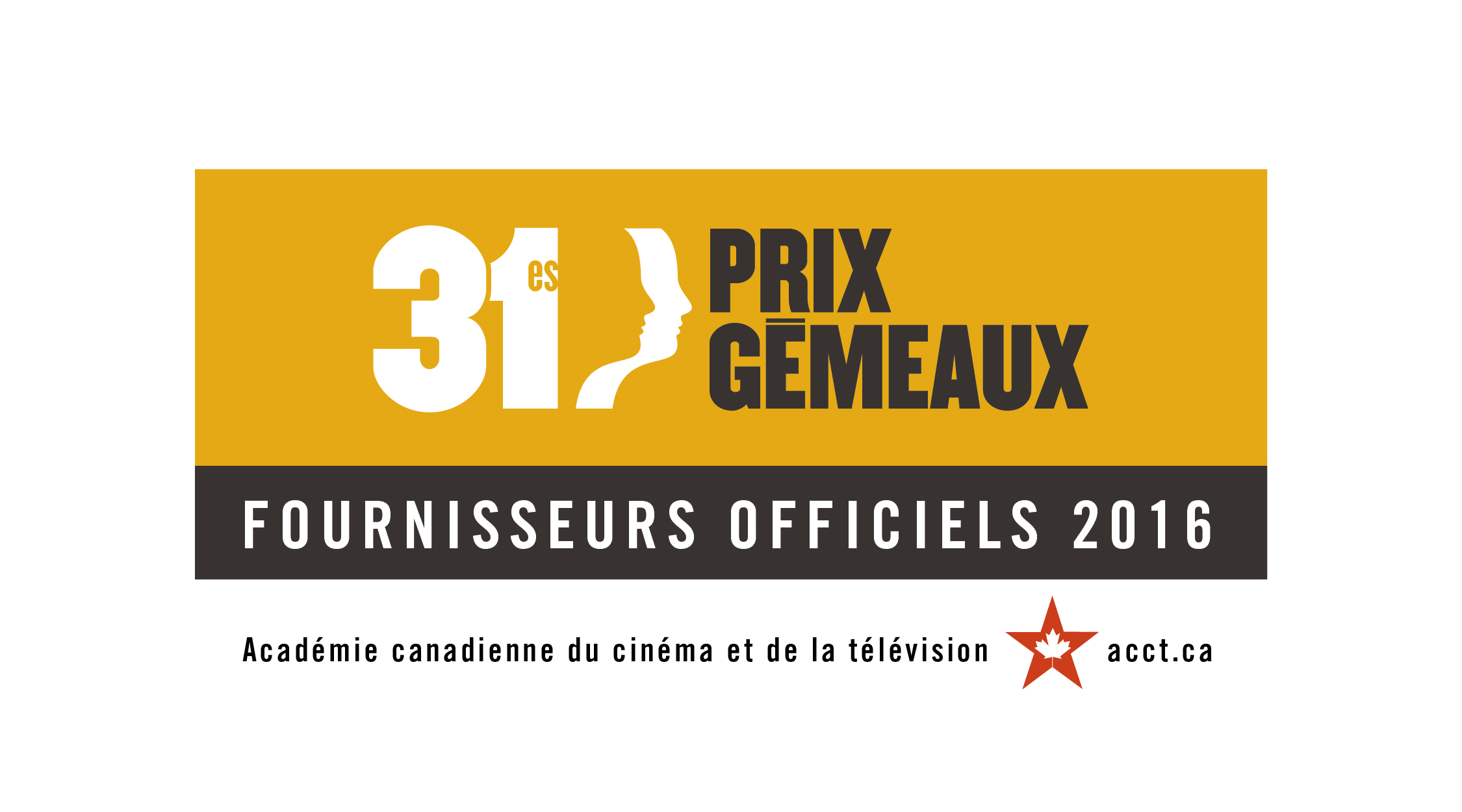 Proud partner of prix Gémeaux 2016