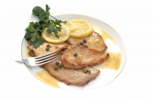 veal scaloppini and lemon sauce