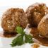 Veau boulette cuite assiette appetizer