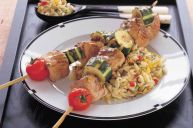 Brochettes de veau aux agrumes